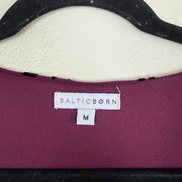 Baltic Born Velvet Burnout Maxi Dress Long Sleeve M Whimsigoth Grunge Fairy - Picture 4 of 11